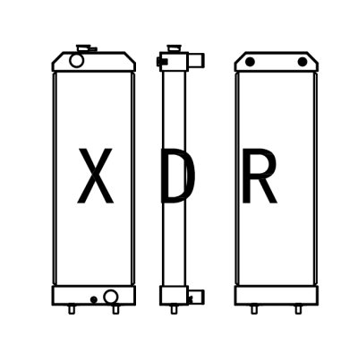 YXC313D Water radiator