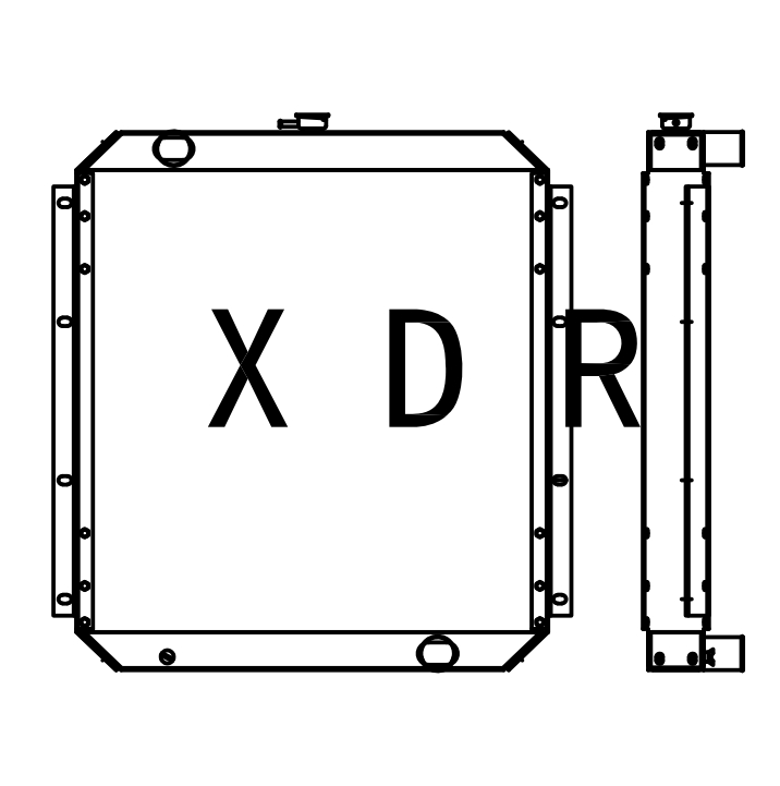 Oil Radiator for Hitachi 150-5
