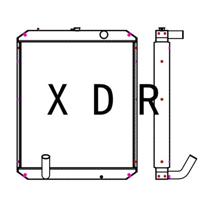 Radiator Compatible With Hyundai375-7rd