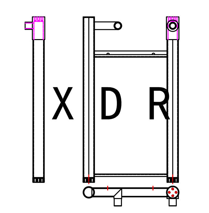  Hydraulic Oil Cooler For Excavator Kobelco75 