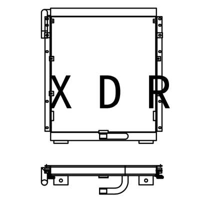 Hydraulic Oil cooler For Kobelco200-5