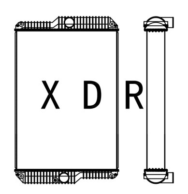 Caterpillar YXC955 Water Radiator