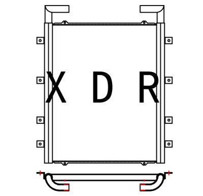 Oil Cooler Fits Kobelco235SR