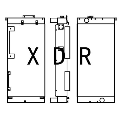 Water Radiator suitable For Hyundai305-9