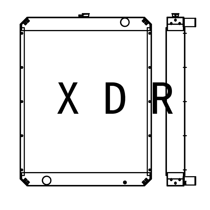 Kato  1430 air radiator