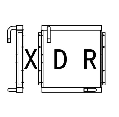 Hydraulic Oil radiator For Kobelco07N2