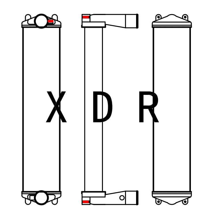 Air Radiator for Cat 330GC  Excavator