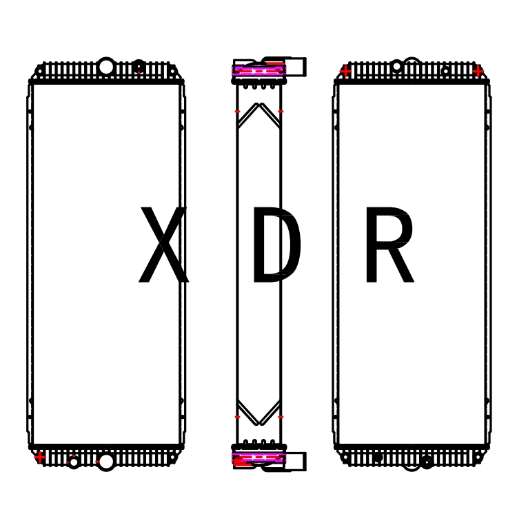 Radiator for YXC336E 