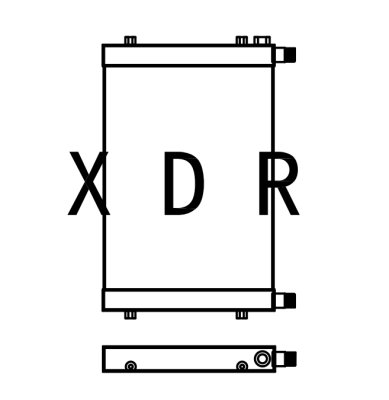 Hydraulic Oil Radiator For Hitachi55