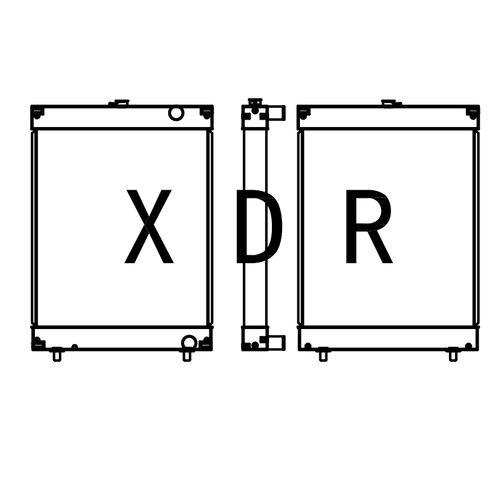 Water Radiator for Hitachi-30