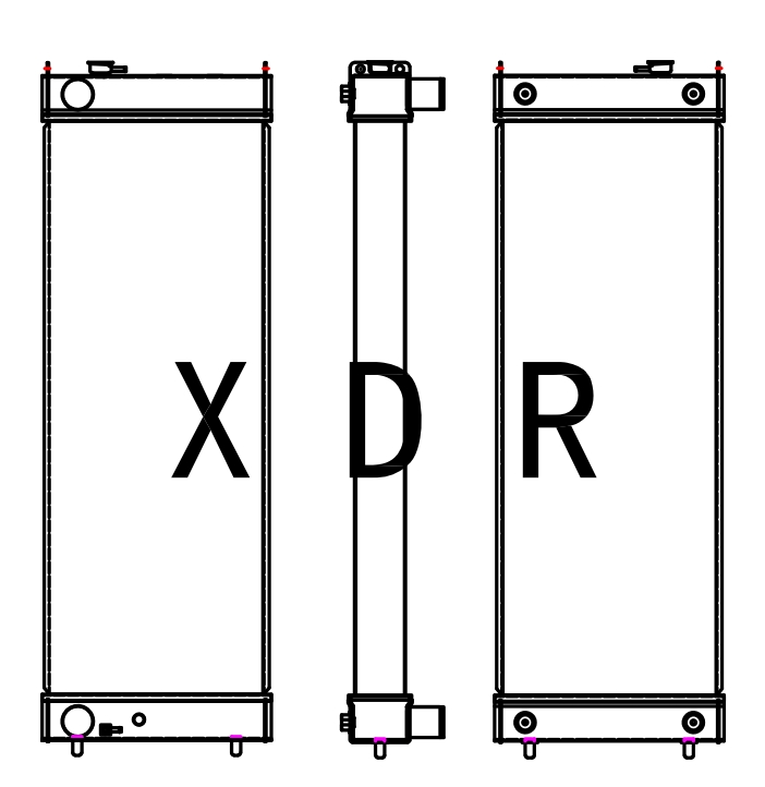 Bộ tản nhiệt cho Hitachi 360-5a