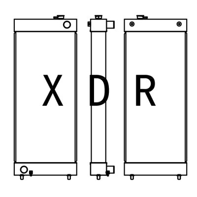 Water Radiator For  Kato 820-3