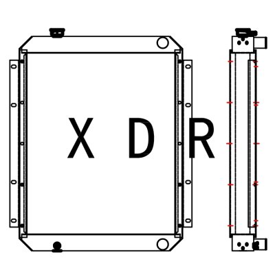 Water Radiator for Hitachi200-1