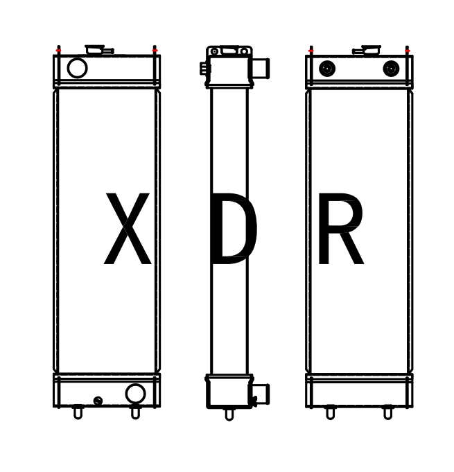Water Radiar For Kobelco140-8Excavator