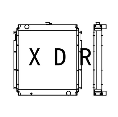  Radiator for Cat YXC320V2