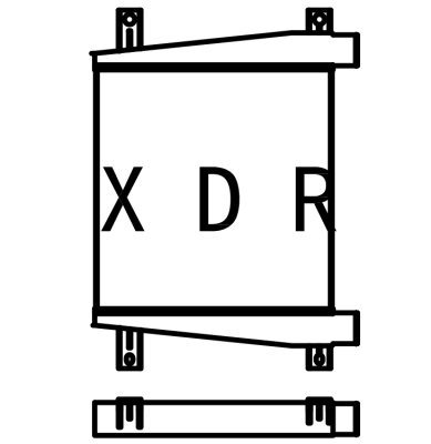 Air Radiator for Caterpillar Excavator Model YXC324