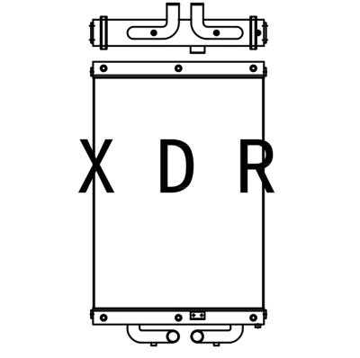 Enfriador de aceite hidráulico de China para Hyundai 455-7