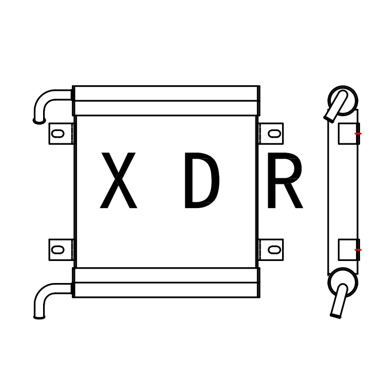 Enfriador de aceite hidráulico para Caterpillar 303 Excavator