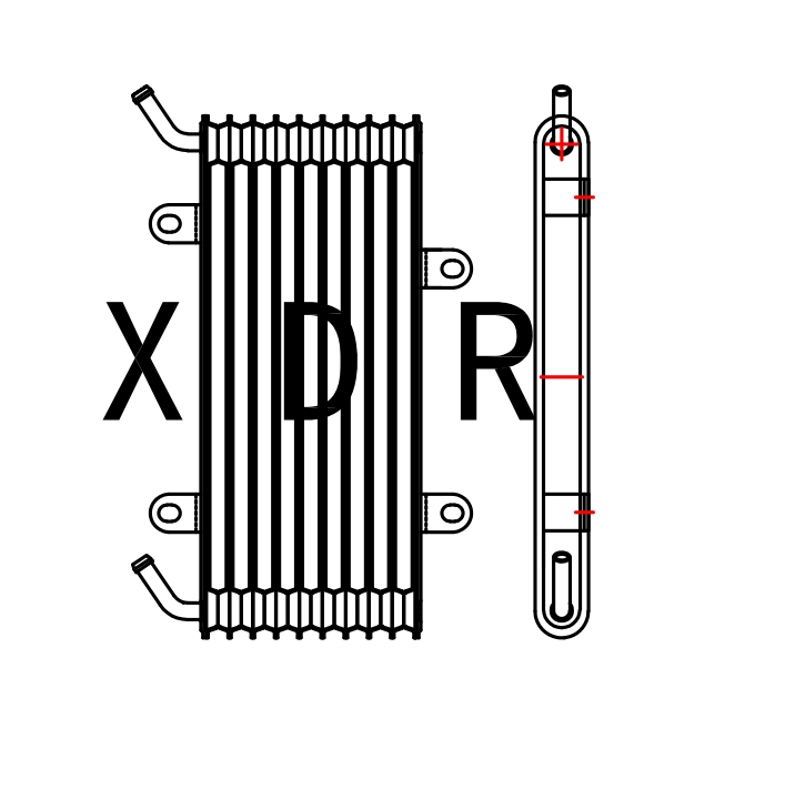 Hitachi240-5A radiator 