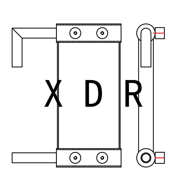  Hitachi40 Hydraulic Oil Radiator 
