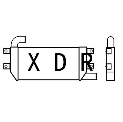 radiator for Caterpillar YXC320D 