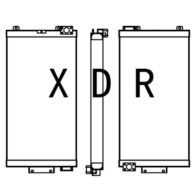  Hydraulic Oil Radiator for Caterpillar 336D