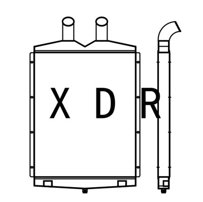 Air Radiator for Caterpillar Model: YXC324D