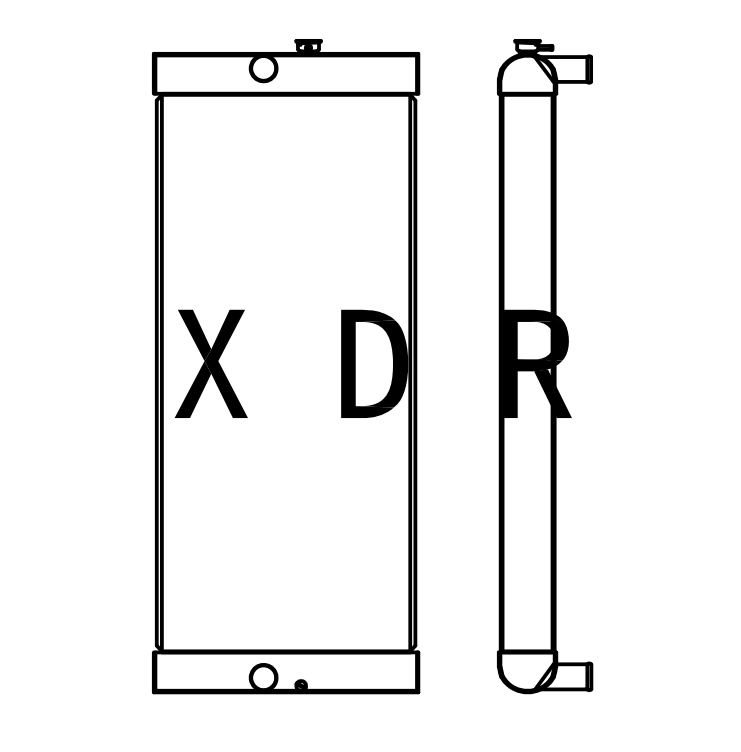 water radiator Caterpillar Excavator YXC330D