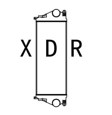 Air Radiator For Excavator Hyundai335-7