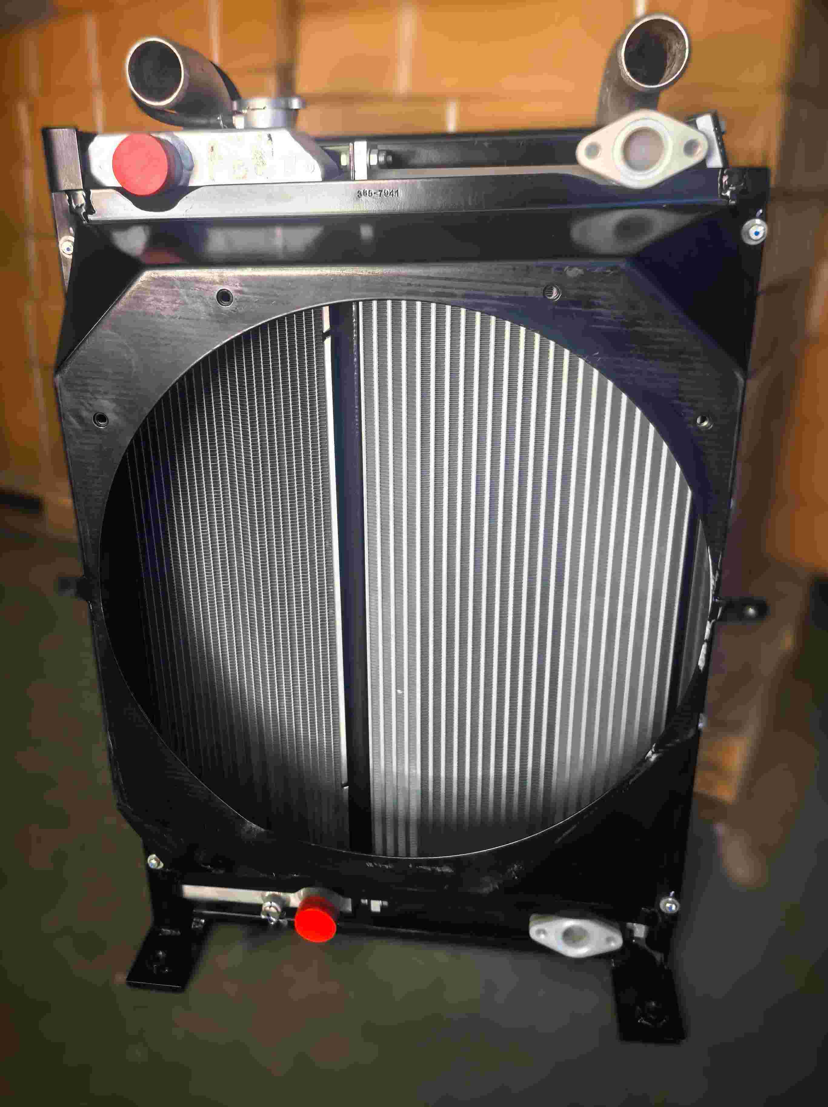 CAT 312 Excavator Aluminum Radiator Assembly, Cooling Water Tank for Caterpillar Excavator
