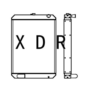 Hitachi330-1 Radiator 