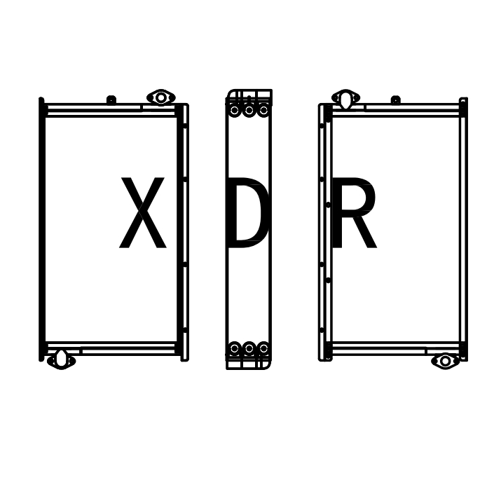 Caterpillar 329D Hydraulic Oil Radiator