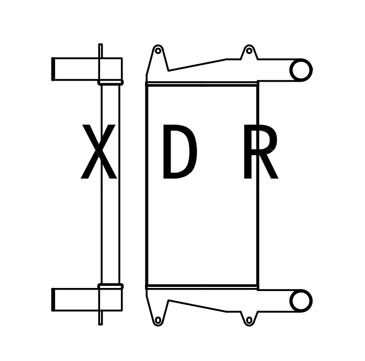 Air Radiator for Excavator Hyundai215-9/225-9