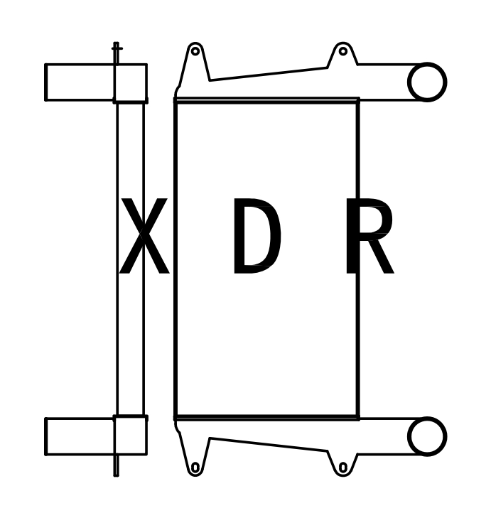 Water Radiator Used ForHyundai385-9