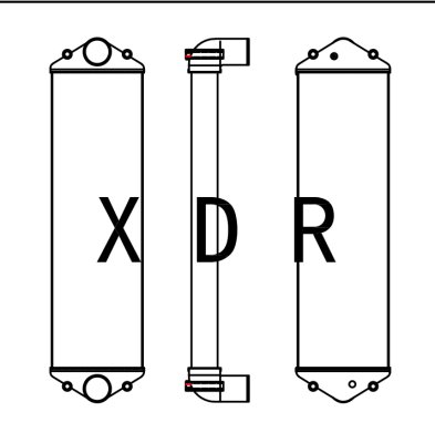 Air Radiator for Caterpillar 349