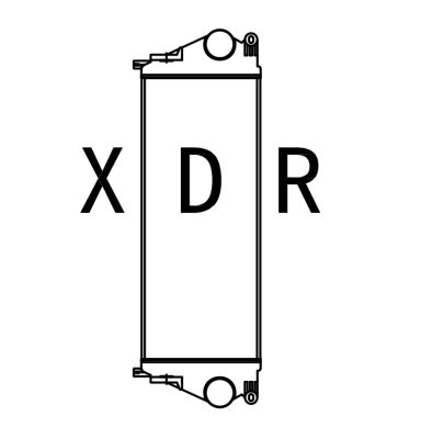 Water Radiator Compatible With Hyundai335-7
