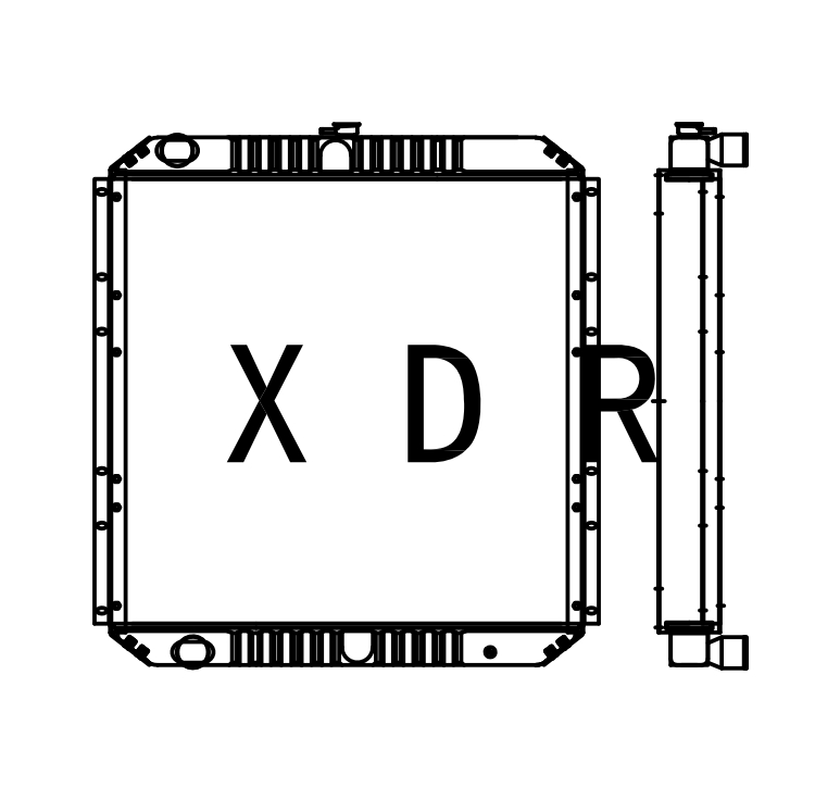 Hitachi330-3G Radiator 