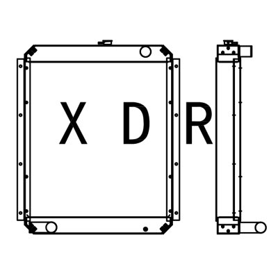 Radiator For Hitachi 300-5 Excavator 