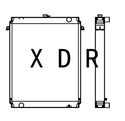Aftermarket Water Cooler For Kobelco200-6