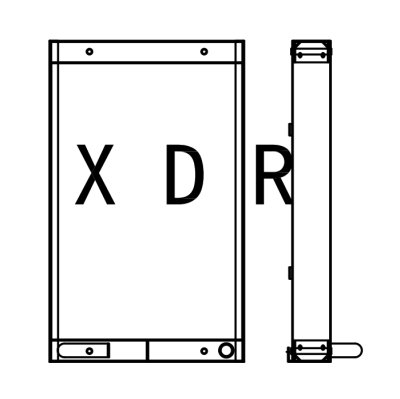 Hydraulic Oil Radiator for Excavator Hyundai225-7