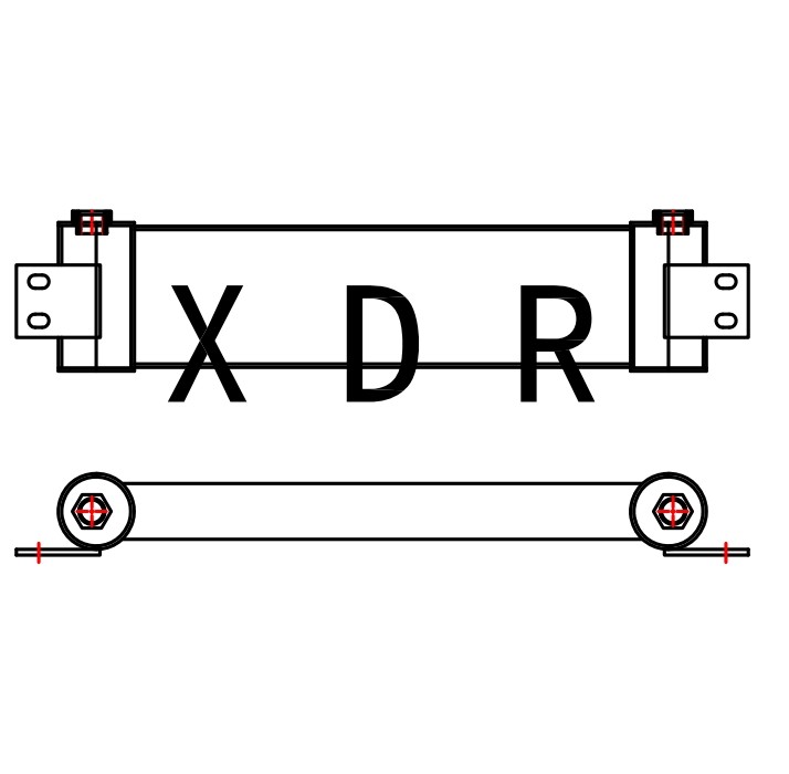 Caterpillar320GC radiator