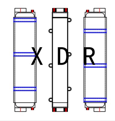  Hydraulic Oil Cooler for Caterpillar D6R bulldozer