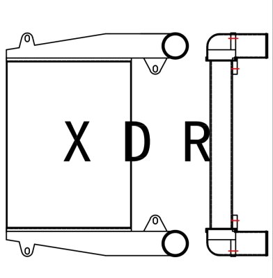 Water Radiator Compatible With Hyundai150-7