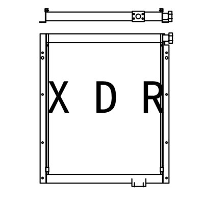 Hydraulic Oil Radiator for Excavator Hitachi450-6