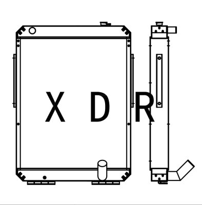 Water Radiator Fit For Hyundai225-7