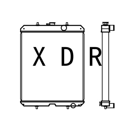 YXC185 radiator
