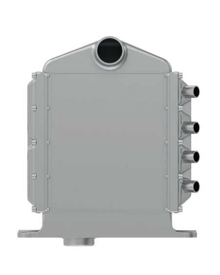 Vista frontal del posenfriador AL104165 AL204165 para motor John Deere