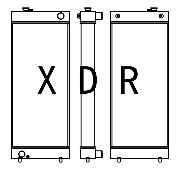 Water Radiator For Kato 820V New Model