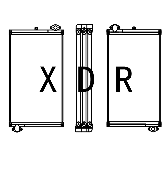 Caterpillar 325D Hydraulic Oil Radiator