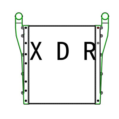 Air Radiator for Excavator Caterpillar Model YXC385
